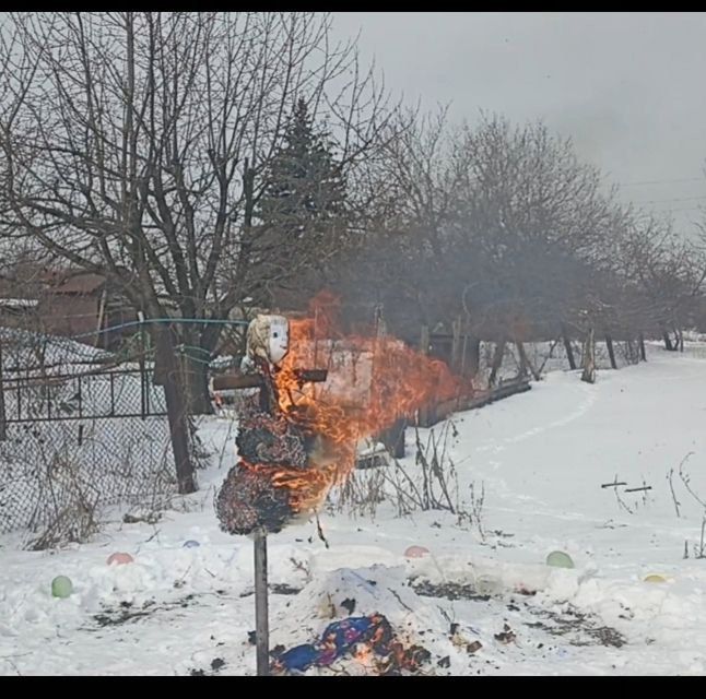 Масленичное гуляние прошло в поселке Гурты города Горловка Масленичное гуляние прошло в поселке Гурты города Горловка