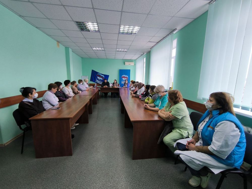 Встречи с трудовым коллективом в Ленинском районе города Донецка продолжаются Встречи с трудовым коллективом в Ленинском районе города Донецка продолжаются
