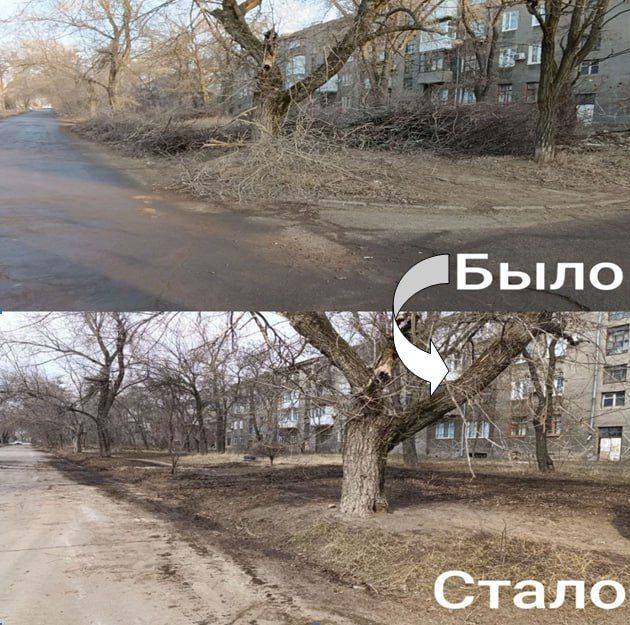 Сегодня, 6 марта, сотрудниками ГУП ДНР "Донснабкомплект" осуществлен вывоз крупногабаритного мусора, листвы и веток по ул. Воровского, 3, в Ленинском внутригородском районе г.Донецка Сегодня, 6 марта, сотрудниками ГУП ДНР "Донснабкомплект" осуществлен вывоз крупногабаритного мусора, листвы и веток по ул. Воровского, 3, в Ленинском внутригородском районе г.Донецка
