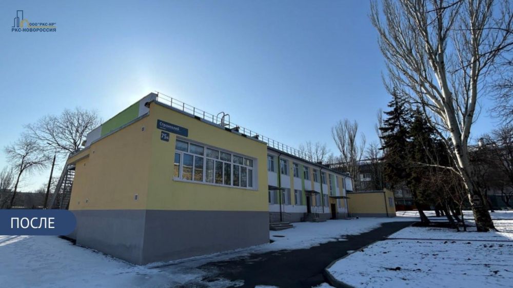 В Приморском районе Мариуполя приближается к завершению восстановление детского сада В Приморском районе Мариуполя приближается к завершению восстановление детского сада