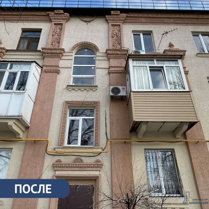 Завершается восстановление дома в Ильичевском районе Мариуполя Завершается восстановление дома в Ильичевском районе Мариуполя