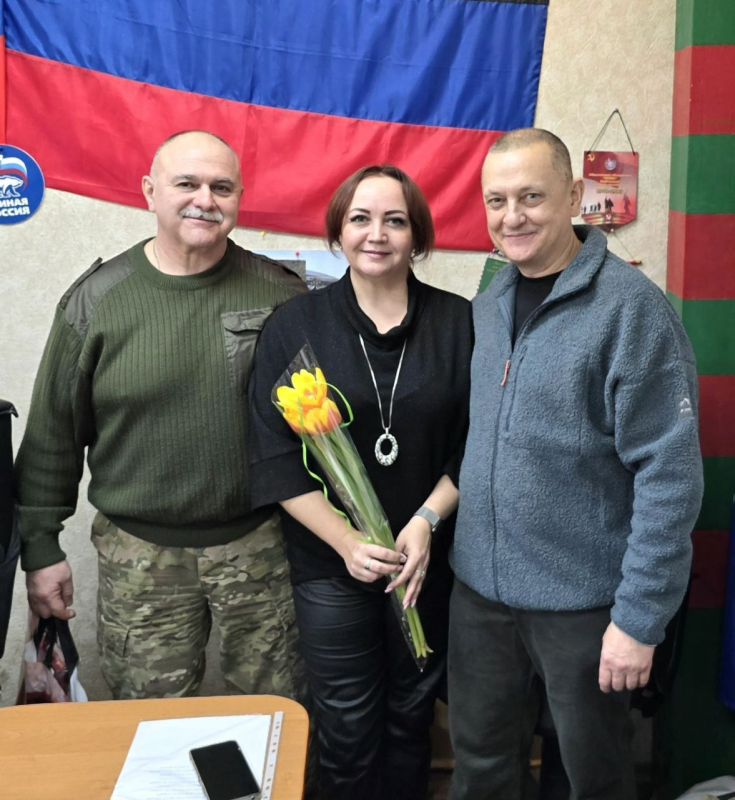 Дмитрий Огилец: Сегодня поздравили лучшую часть Макеевской городской организации "Российский союз ветеранов Афганистана и специальных военных операций" с 8 Марта! Дмитрий Огилец: Сегодня поздравили лучшую часть Макеевской городской организации "Российский союз ветеранов Афганистана и специальных военных операций" с 8 Марта!