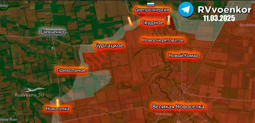 Армия России освободила населенные пункты Новомарково и Днепроэнергия — Минобороны Армия России освободила населенные пункты Новомарково и Днепроэнергия — Минобороны