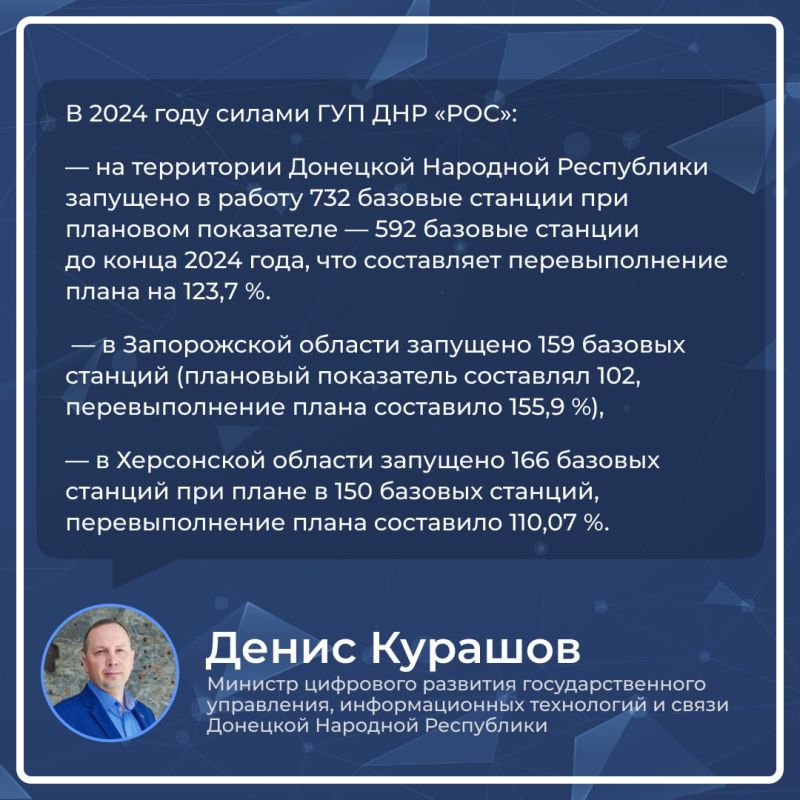 Министр Минцифры ДНР рассказал о развитии подвижной радиотелефонной связи в Республике Министр Минцифры ДНР рассказал о развитии подвижной радиотелефонной связи в Республике