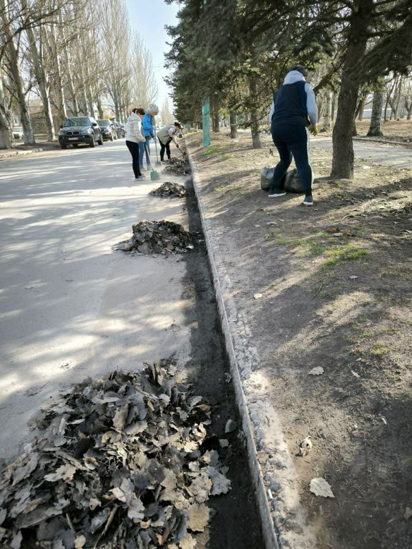 Сотрудники ОСФР по ДНР приняли участие в общереспубликанском субботнике Сотрудники ОСФР по ДНР приняли участие в общереспубликанском субботнике