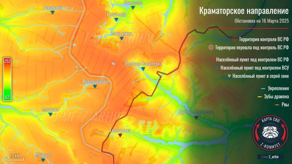 Продвижение наших на пути к Краматорску Продвижение наших на пути к Краматорску