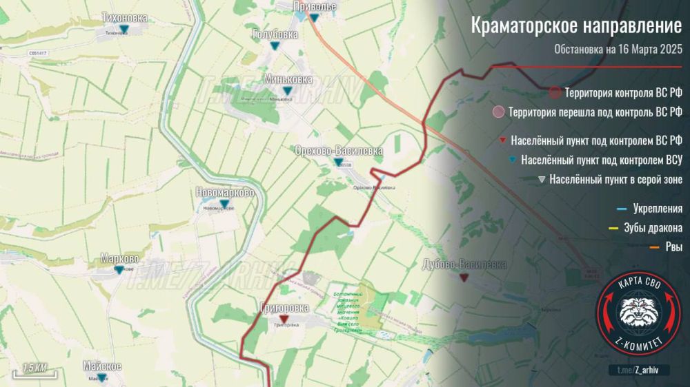 Продвижение наших на пути к Краматорску Продвижение наших на пути к Краматорску