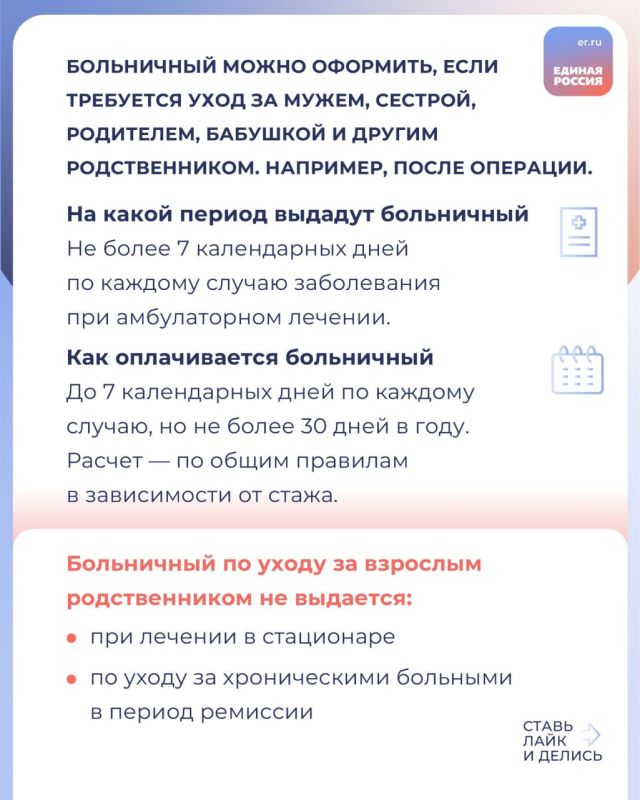 Иногда близкие люди нуждаются в нашей помощи, например, когда болеют или восстанавливаются после операции Иногда близкие люди нуждаются в нашей помощи, например, когда болеют или восстанавливаются после операции