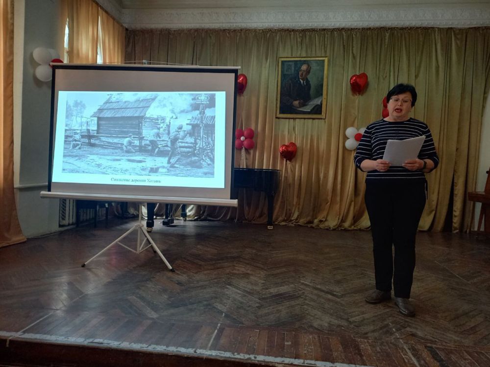 Николай Михайлов: 19 марта в Старобешевской школе искусств состоялась четвертая лекция из цикла лекций, посвященных Году Защитника Отечества «Великая Отечественная война. Страницы истории» Николай Михайлов: 19 марта в Старобешевской школе искусств состоялась четвертая лекция из цикла лекций, посвященных Году Защитника Отечества «Великая Отечественная война. Страницы истории»