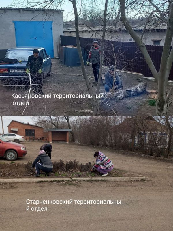 Во исполнение поручения Главы Донецкой Народной Республики Дениса Владимировича Пушилина в рамках двухмесячника по благоустройству трудовые коллективы и неравнодушные жители Володарского муниципального округа принял ... Во исполнение поручения Главы Донецкой Народной Республики Дениса Владимировича Пушилина в рамках двухмесячника по благоустройству трудовые коллективы и неравнодушные жители Володарского муниципального округа принял ...