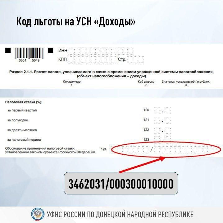 Указываем код льготы в декларации по УСН правильно Указываем код льготы в декларации по УСН правильно