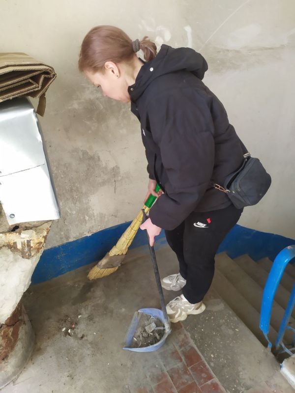 Елена Рязанцева: Сегодня, 24.03.2025 года, силами сотрудников жилищно-коммунальных предприятий Пролетарского внутригородского района г. Донецка были выполнены следующие работы: Елена Рязанцева: Сегодня, 24.03.2025 года, силами сотрудников жилищно-коммунальных предприятий Пролетарского внутригородского района г. Донецка были выполнены следующие работы: