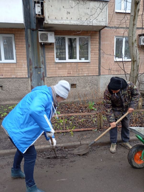Елена Рязанцева: Сегодня, 26.03.2025 года, силами сотрудников жилищно-коммунальных предприятий Пролетарского внутригородского района г. Донецка были выполнены следующие работы: Елена Рязанцева: Сегодня, 26.03.2025 года, силами сотрудников жилищно-коммунальных предприятий Пролетарского внутригородского района г. Донецка были выполнены следующие работы:
