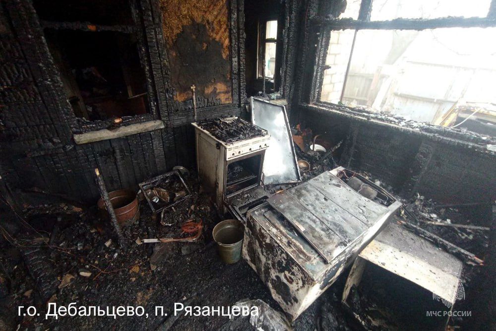 Этой ночью огонь унес три жизни в ДНР Этой ночью огонь унес три жизни в ДНР