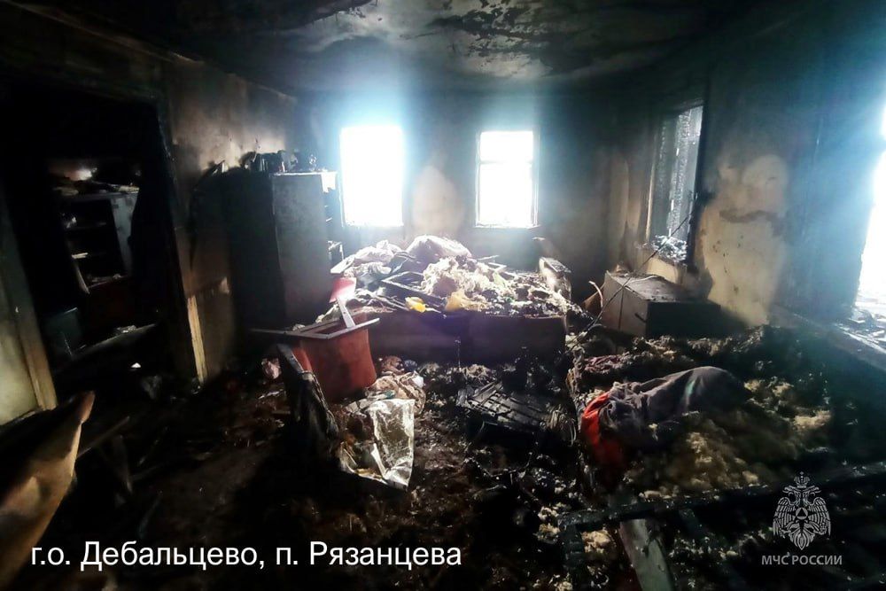 Этой ночью огонь унес три жизни в ДНР Этой ночью огонь унес три жизни в ДНР