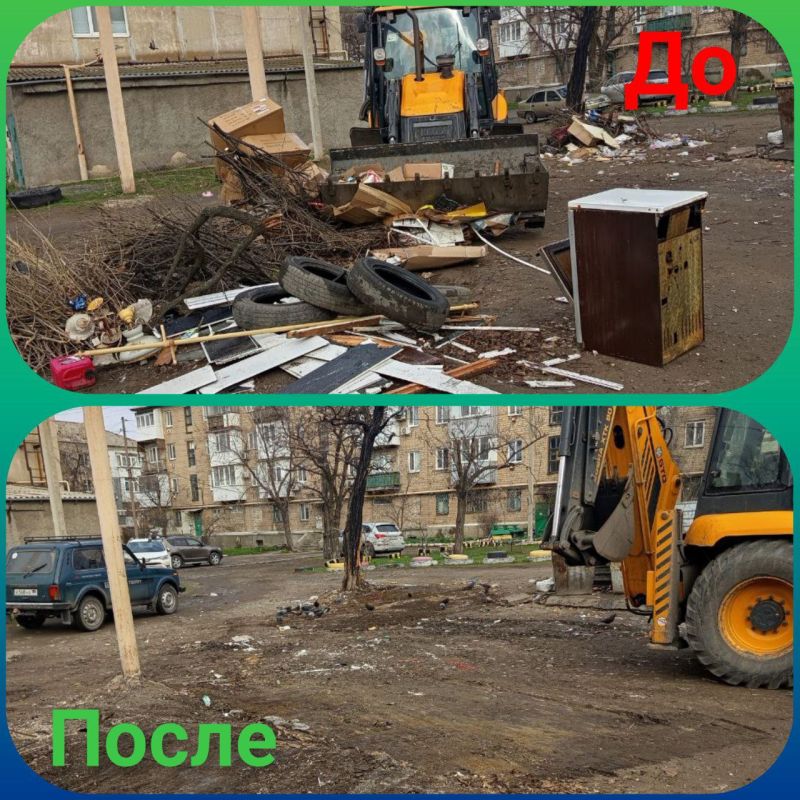 В Торезе состоялся общегородской субботник В Торезе состоялся общегородской субботник