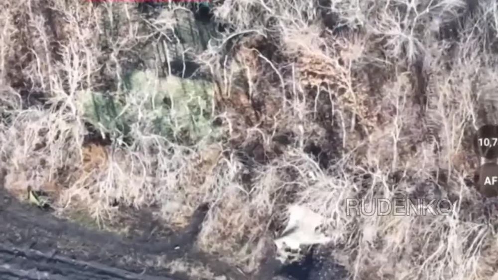 Андрей Руденко: Кадры объективного контроля уничтожения двух 82 мм минометов ВСУ на замаскированных огневых позициях военнослужащими 20-й гвардейской общевойсковой армии группировки войск «Запад» в зоне проведения СВО в ДНР