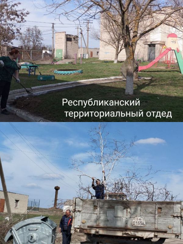 Во исполнение поручения Главы Донецкой Народной Республики Дениса Владимировича Пушилина, в рамках двухмесячника по благоустройству, Володарский муниципальный округ принял участие в субботнике Во исполнение поручения Главы Донецкой Народной Республики Дениса Владимировича Пушилина, в рамках двухмесячника по благоустройству, Володарский муниципальный округ принял участие в субботнике
