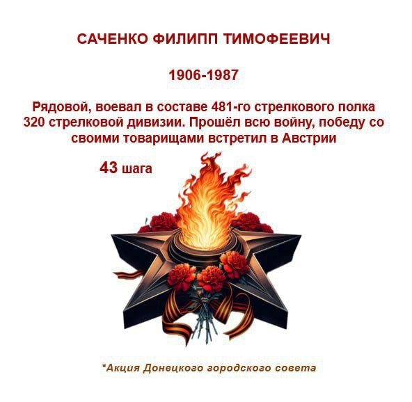 80 шагов к ПОБЕДЕ. Филипп Тимофеевич Саченко родился в крестьянской семье, в селе Валериановка Волновахского района 80 шагов к ПОБЕДЕ. Филипп Тимофеевич Саченко родился в крестьянской семье, в селе Валериановка Волновахского района