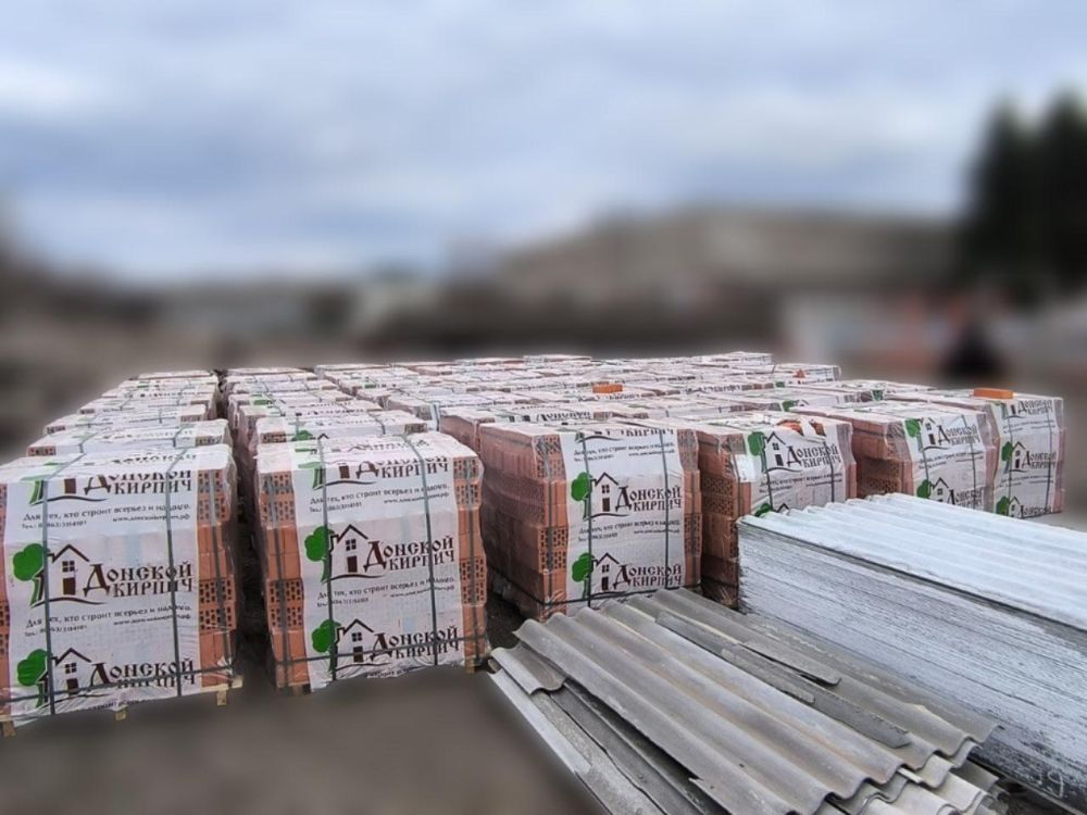 Кузбасс организовал доставку крупной партии керамического облицовочного кирпича в Горловку Кузбасс организовал доставку крупной партии керамического облицовочного кирпича в Горловку