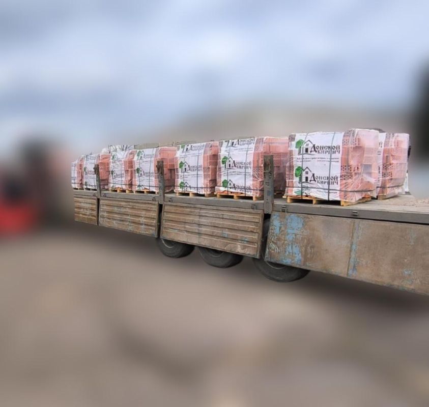 Кузбасс организовал доставку крупной партии керамического облицовочного кирпича в Горловку Кузбасс организовал доставку крупной партии керамического облицовочного кирпича в Горловку