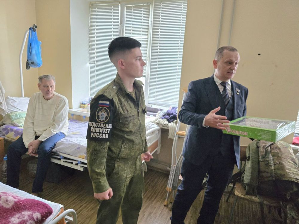 Дмитрий Огилец: Проведали бойцов проходящих лечение после ранений Дмитрий Огилец: Проведали бойцов проходящих лечение после ранений