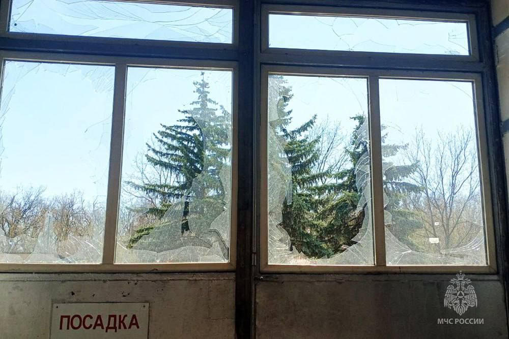 Пожарная часть в Горловке дважды подверглась атаке с БПЛА Пожарная часть в Горловке дважды подверглась атаке с БПЛА