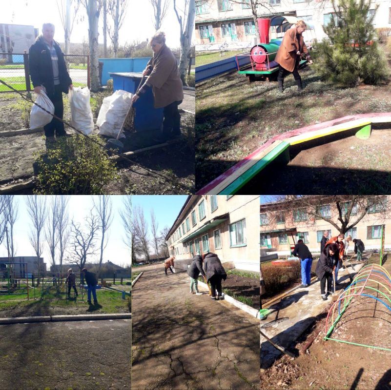 В посёлке Пантелеймоновка состоялся второй весенний общереспубликанский субботник в рамках двухмесячника по благоустройству В посёлке Пантелеймоновка состоялся второй весенний общереспубликанский субботник в рамках двухмесячника по благоустройству