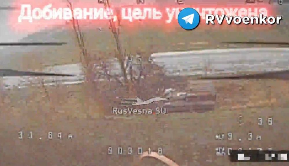 Работа операторов FPV-дронов отряда «Вега» 24-й гв. ОБрСпН по бронетехнике ВСУ на Покровском направлении Работа операторов FPV-дронов отряда «Вега» 24-й гв. ОБрСпН по бронетехнике ВСУ на Покровском направлении