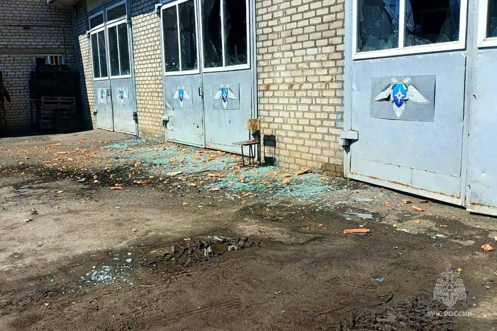 Пожарная часть в Горловке дважды подверглась атаке с БПЛА Пожарная часть в Горловке дважды подверглась атаке с БПЛА