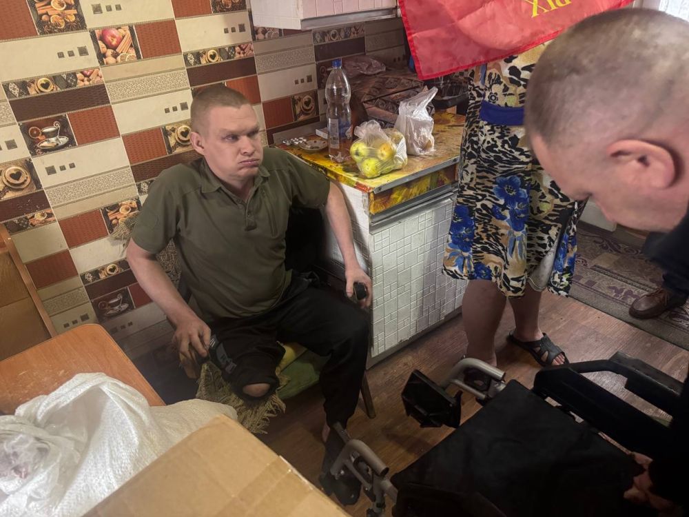 Дмитрий Огилец: Сегодня, 05.04.2025 года, инициативная группа Харцызской городской организации «РСВА и СВО» оказали адресную помощь участнику СВО, который после длительного пребывания в плену лишился нижней конечности Дмитрий Огилец: Сегодня, 05.04.2025 года, инициативная группа Харцызской городской организации «РСВА и СВО» оказали адресную помощь участнику СВО, который после длительного пребывания в плену лишился нижней конечности