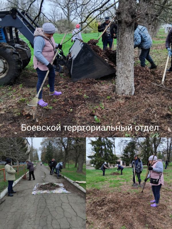 Сергей Юзвинкевич: Сегодня, 5 апреля, во исполнение поручения Главы Донецкой Народной Республики Дениса Владимировича Пушилина в Володарском муниципальном округе прошел Общереспубликанский субботник по благоустройству... Сергей Юзвинкевич: Сегодня, 5 апреля, во исполнение поручения Главы Донецкой Народной Республики Дениса Владимировича Пушилина в Володарском муниципальном округе прошел Общереспубликанский субботник по благоустройству...