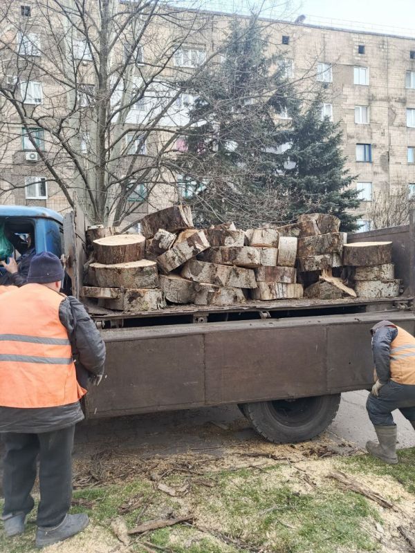 Коммунальщики Снежного благоустраивают территории общего пользования Коммунальщики Снежного благоустраивают территории общего пользования