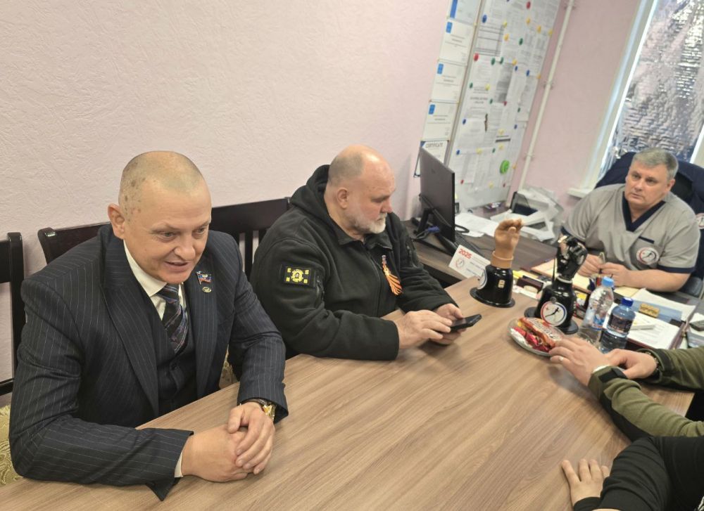 Комитет по поддержке участников СВО провел выездное заседание в Донецком республиканском протезно-ортопедическом центре Комитет по поддержке участников СВО провел выездное заседание в Донецком республиканском протезно-ортопедическом центре