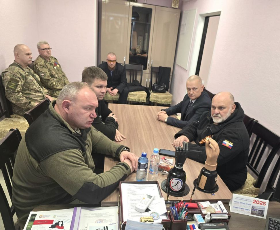 Комитет по поддержке участников СВО провел выездное заседание в Донецком республиканском протезно-ортопедическом центре Комитет по поддержке участников СВО провел выездное заседание в Донецком республиканском протезно-ортопедическом центре