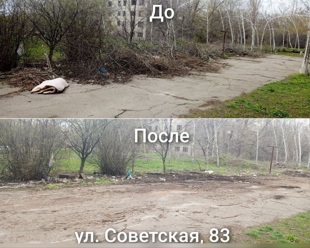 В Снежном ведутся работы по вывозу мусора В Снежном ведутся работы по вывозу мусора