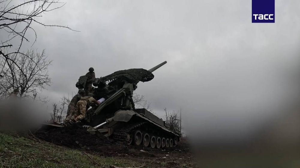 Боевая работа расчёта 203-мм самоходной пушки 2С7М «Малка» группировки войск «Центр» на Покровском (Красноармейском) направлении Боевая работа расчёта 203-мм самоходной пушки 2С7М «Малка» группировки войск «Центр» на Покровском (Красноармейском) направлении