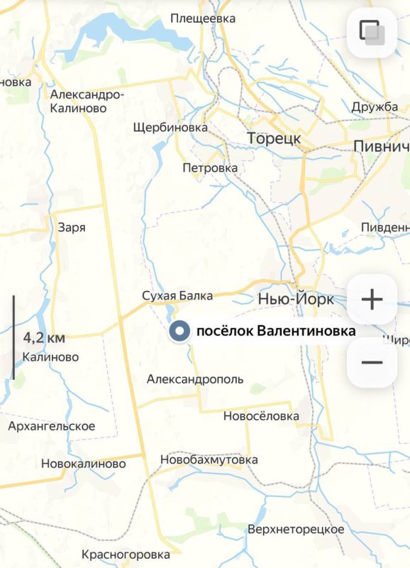 Российские бойцы подняли триколор в южной части Сухой Балки под Торецком Российские бойцы подняли триколор в южной части Сухой Балки под Торецком