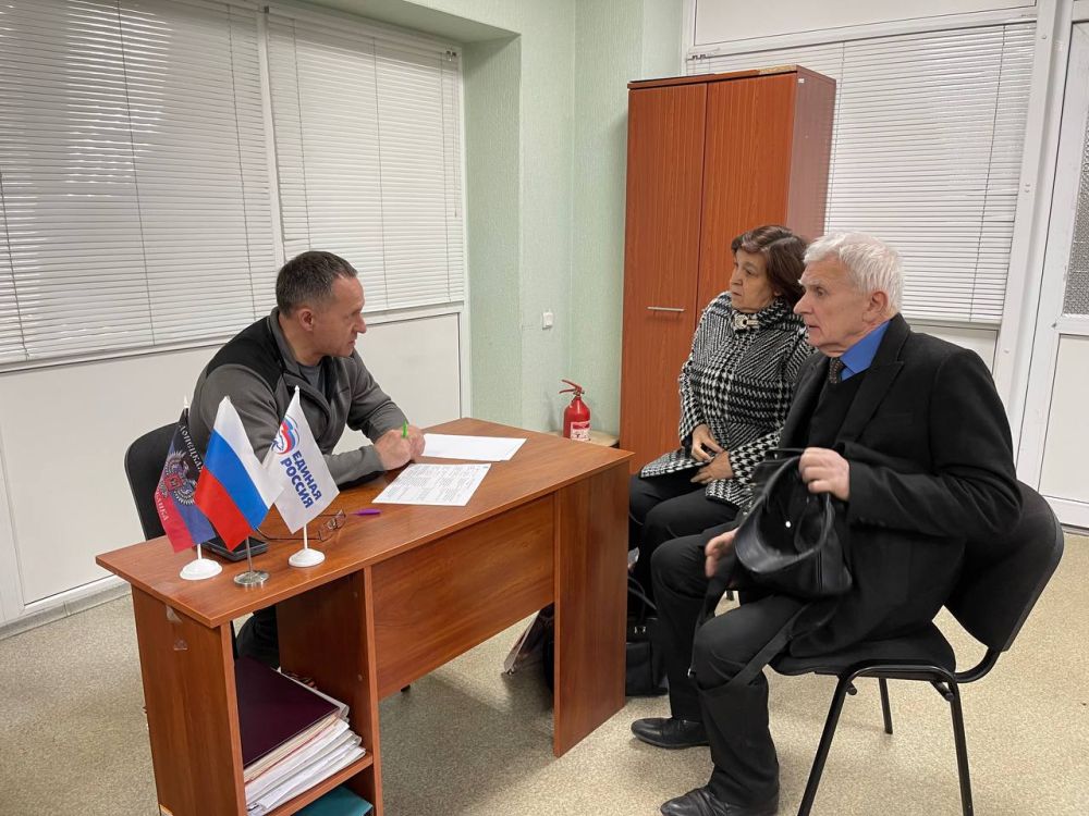 Сегодня прошёл наш очередной приём граждан Сегодня прошёл наш очередной приём граждан