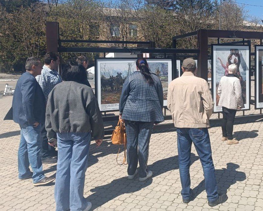 В Володарском муниципальном округе состоялось открытие выставки, посвященной 80-летию Великой Победы В Володарском муниципальном округе состоялось открытие выставки, посвященной 80-летию Великой Победы