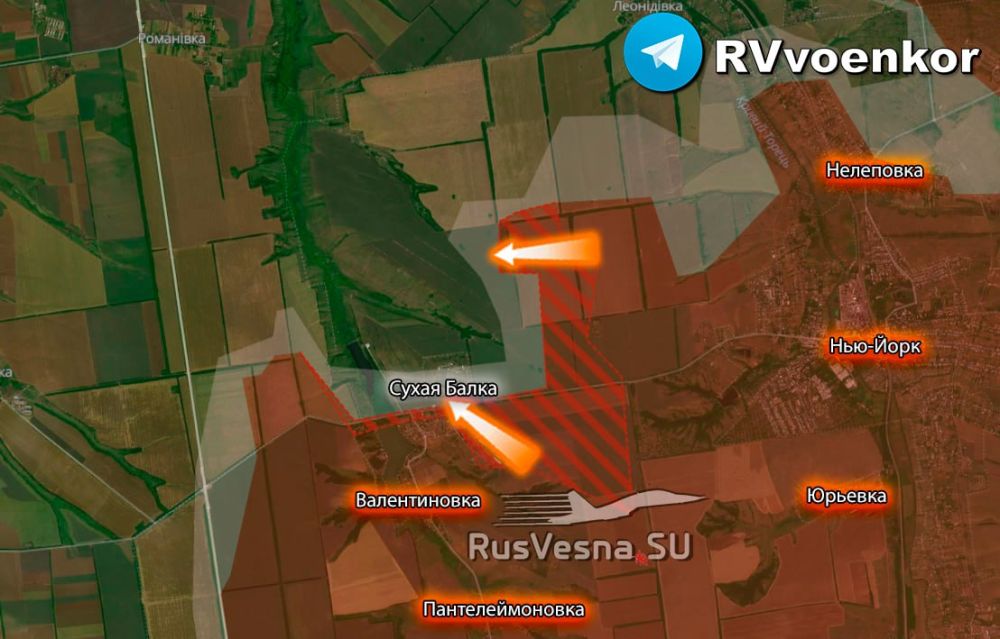 Враг подтверждает потерю Преображенки, Катериновки и продвижение армии России в Сухой Балке и Новом Враг подтверждает потерю Преображенки, Катериновки и продвижение армии России в Сухой Балке и Новом