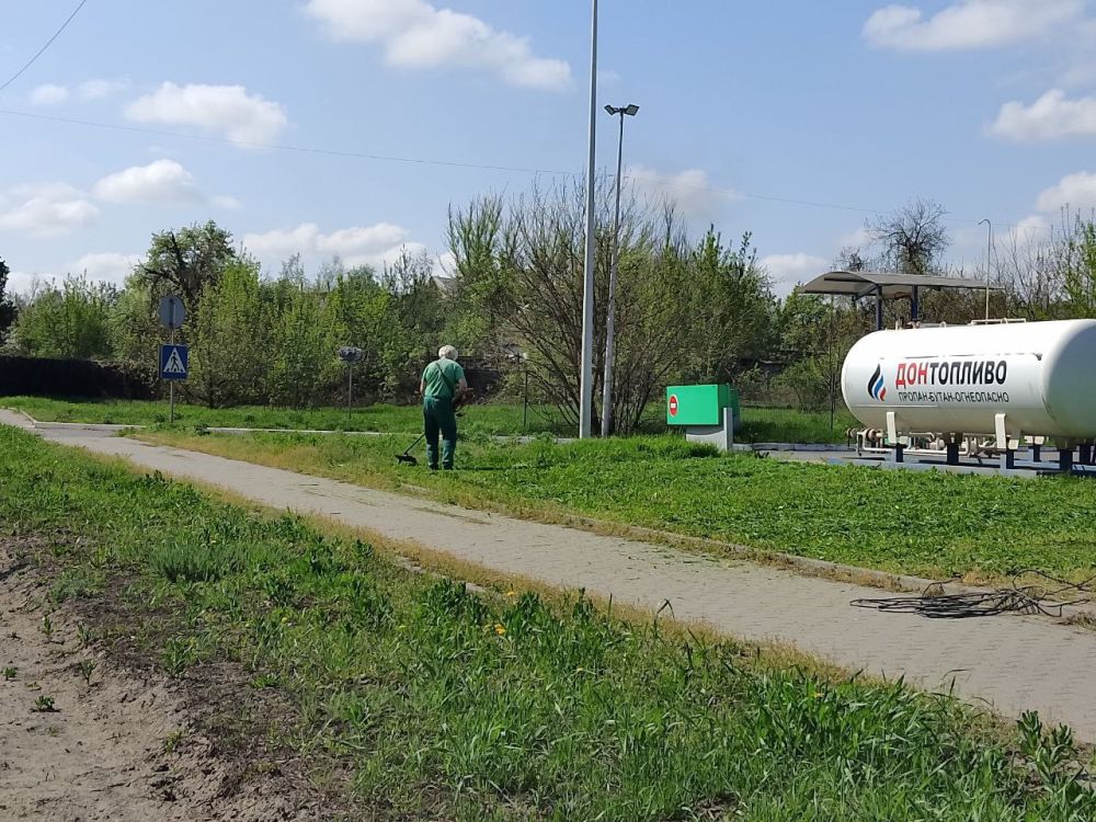 В Кировском внутригородском районе ведутся работы по покосу травы В Кировском внутригородском районе ведутся работы по покосу травы