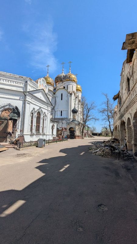 Село Никольское, Свято-Успенский Николо-Васильевский монастырь сейчас Село Никольское, Свято-Успенский Николо-Васильевский монастырь сейчас
