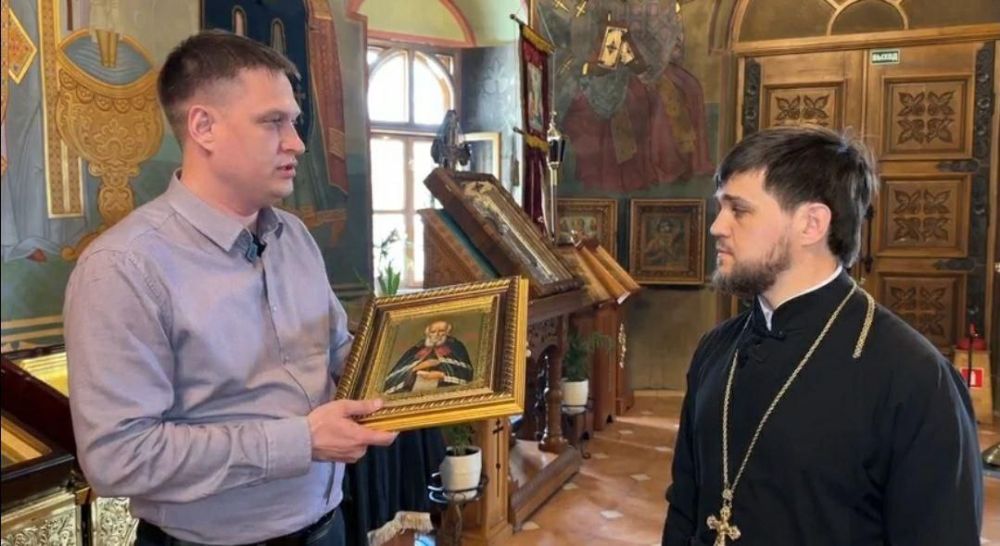 Икона святителя Нектария передана в храм Макеевки Икона святителя Нектария передана в храм Макеевки