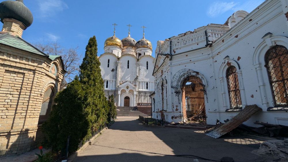 Село Никольское, Свято-Успенский Николо-Васильевский монастырь сейчас Село Никольское, Свято-Успенский Николо-Васильевский монастырь сейчас