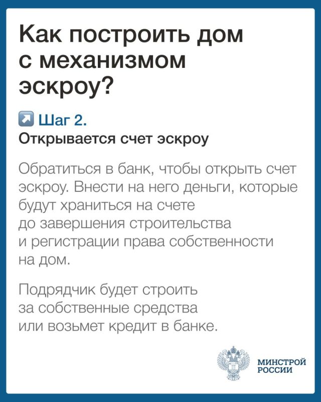 Сергей Желновач: В связи со вступлением в силу 1 марта 2025 года Федерального закона от 22 июля 2024 года № 186-ФЗ "О строительстве жилых домов по договорам строительного подряда с использованием счетов эскроу", установлен... Сергей Желновач: В связи со вступлением в силу 1 марта 2025 года Федерального закона от 22 июля 2024 года № 186-ФЗ "О строительстве жилых домов по договорам строительного подряда с использованием счетов эскроу", установлен...