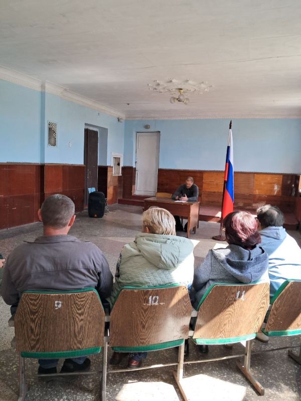 Проведена встреча с населением села Старая Ласпа Проведена встреча с населением села Старая Ласпа