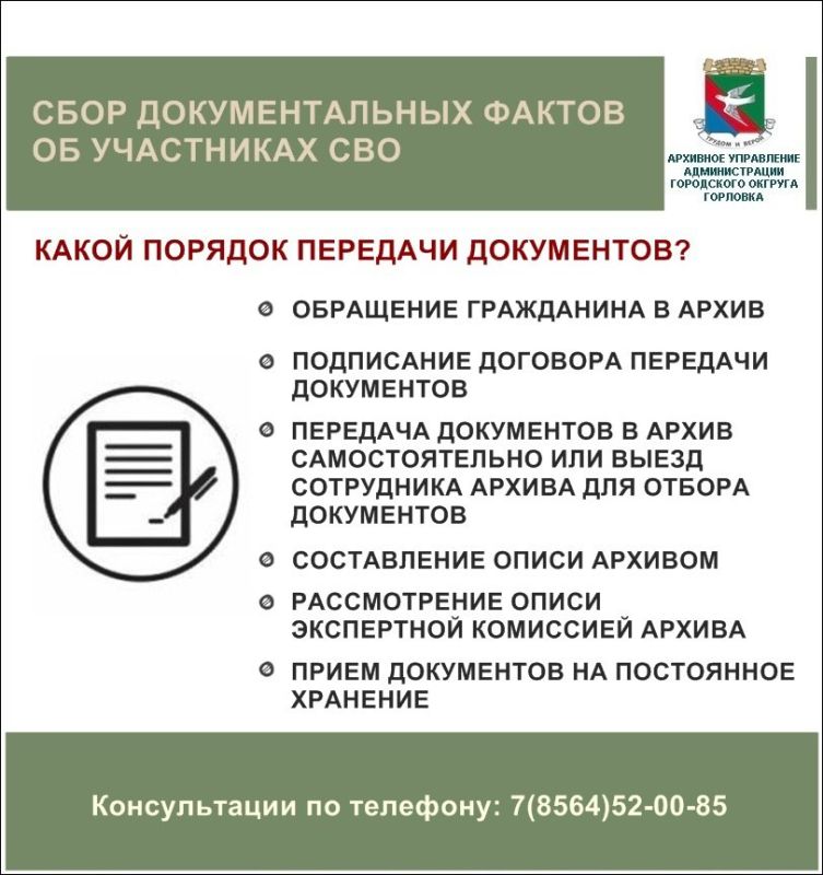 Иван Приходько: Архивное управление администрации городского округа Горловка информирует Иван Приходько: Архивное управление администрации городского округа Горловка информирует