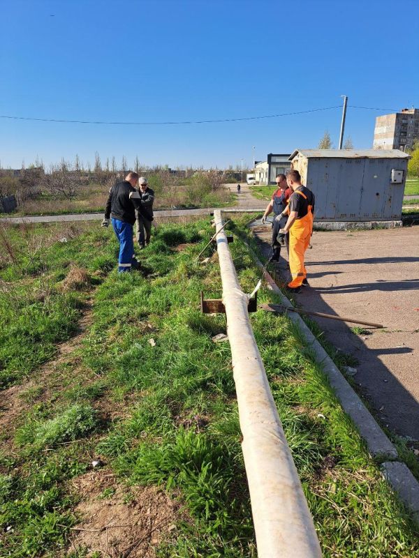 Владимирская бригада укрепила опоры городской теплотрассы в Кировском Владимирская бригада укрепила опоры городской теплотрассы в Кировском