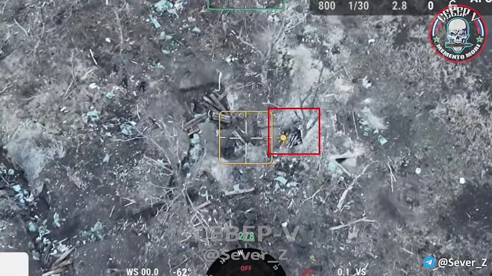 Владислав Шурыгин: FPV-дроны уничтожают блиндаж противника